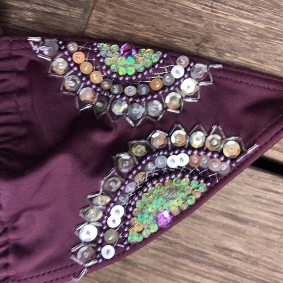 JOIA Embellished Beaded Bikini Top - Picture 2 of 3